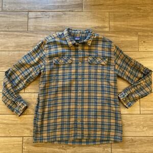 Patagonia Shirt Mens XL Organic Cotton Flannel Button Up Long Sleeve Shirt
